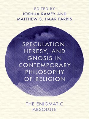 cover image of Speculation, Heresy, and Gnosis in Contemporary Philosophy of Religion